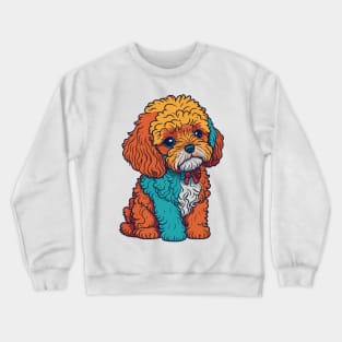 Cavapoo Portrait Crewneck Sweatshirt